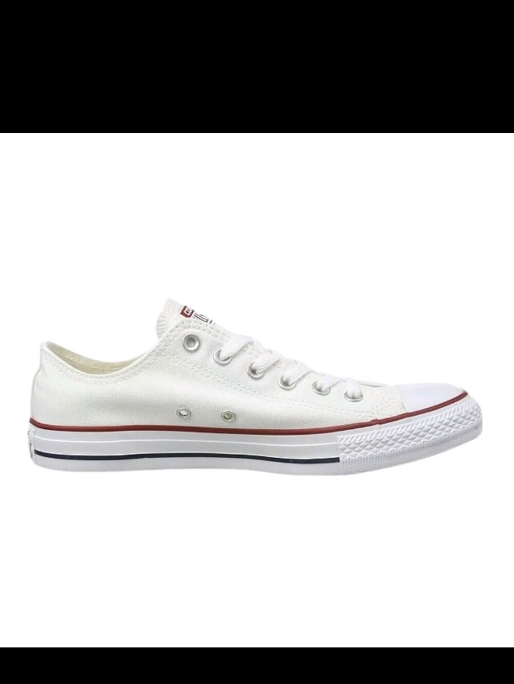 Converse Chuck Taylor All Star Low Top Canvas Optical White M7652 / M7652C - Picture 6 of 9